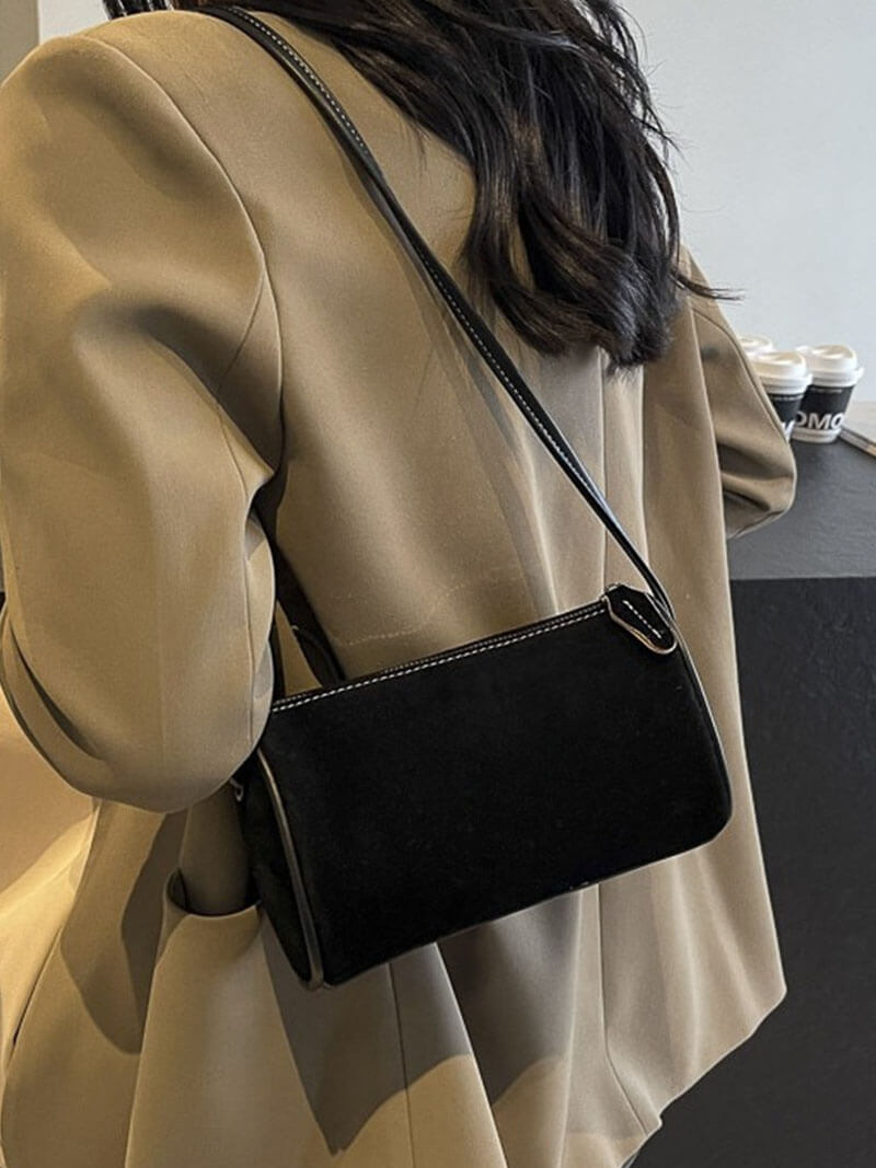 WW | Soft Brown Suede Bag