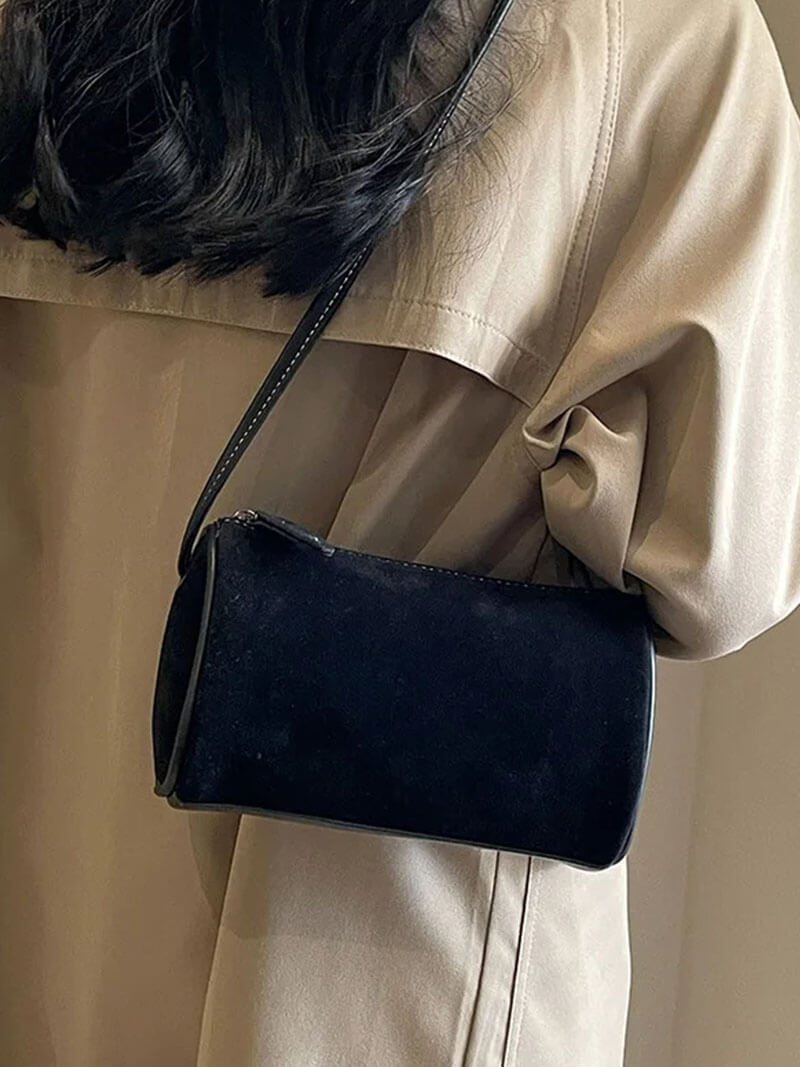 WW | Soft Brown Suede Bag
