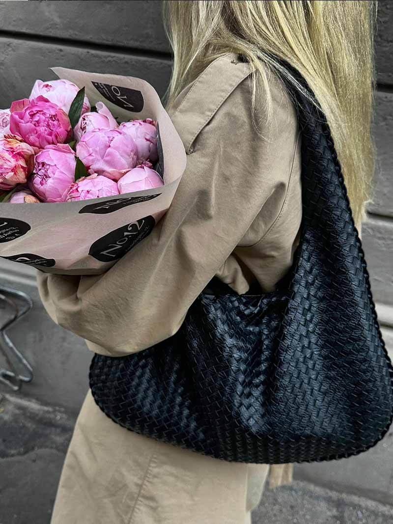 WW | Schultertasche Damen - elegante und geräumige Ledertasche