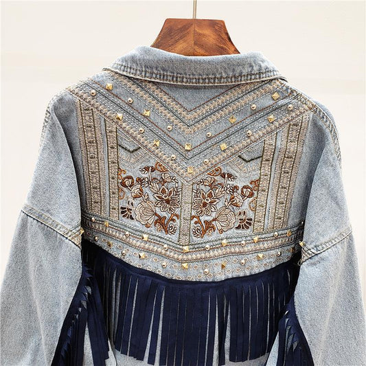 WW | Boho Quasten Übergröße Damenjacken