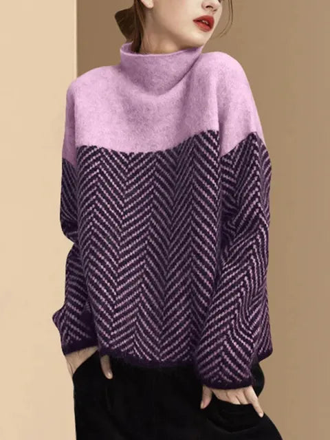 WW | Split Mid-Collar Soft Sweater