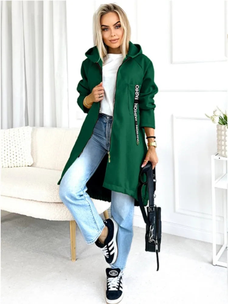 WW | Fleece Hoodie Jacke - Damen Winterjacke