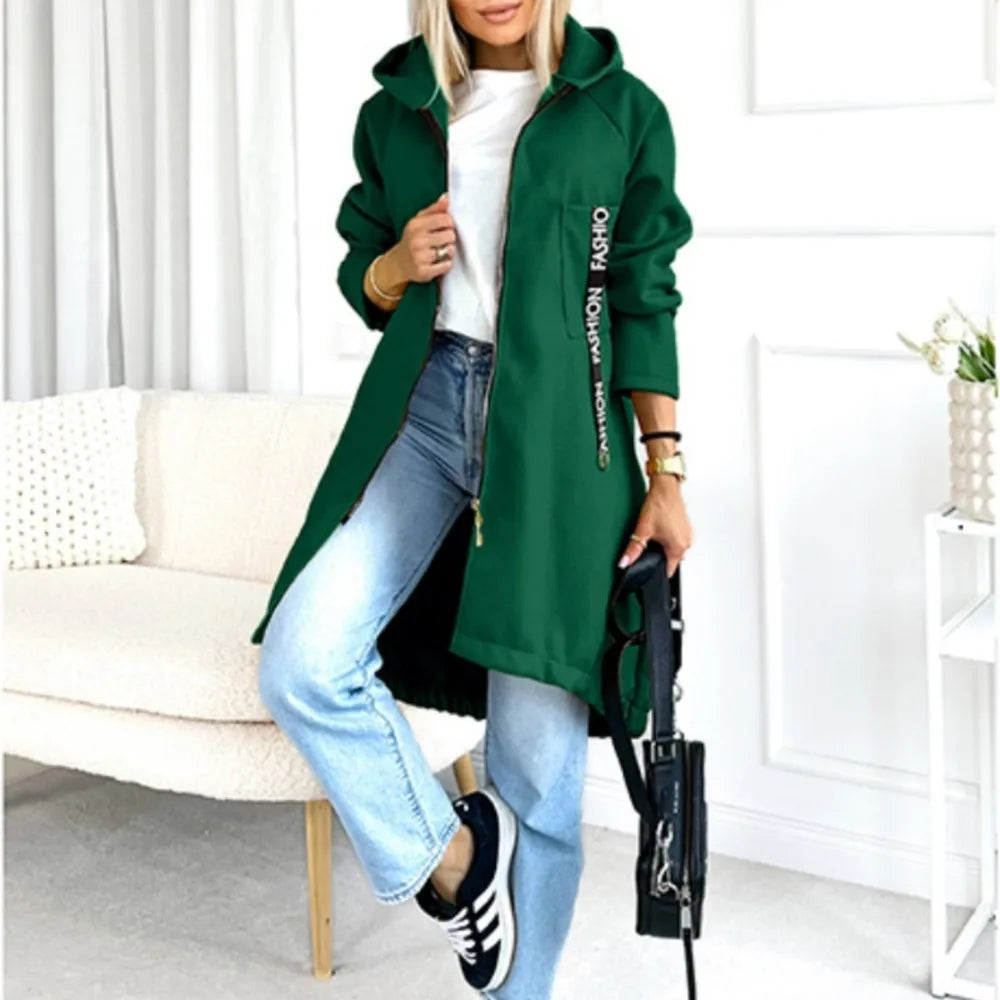 WW | Fleece Hoodie Jacke - Damen Winterjacke