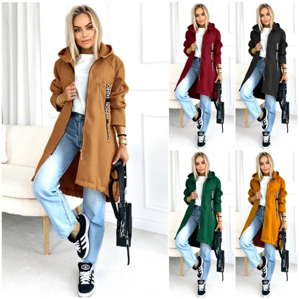 WW | Fleece Hoodie Jacke - Damen Winterjacke