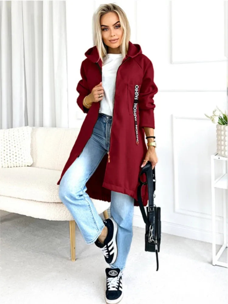 WW | Fleece Hoodie Jacke - Damen Winterjacke