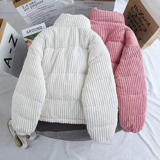 WW | Damen Winterjacke Aus Cordura mit Reißverschluss und Hohem Kragen