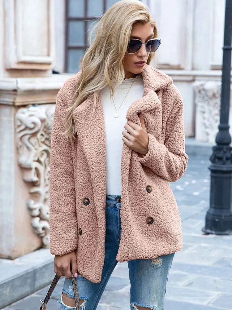 WW | Warmer Teddy-Mantel für Frauen
