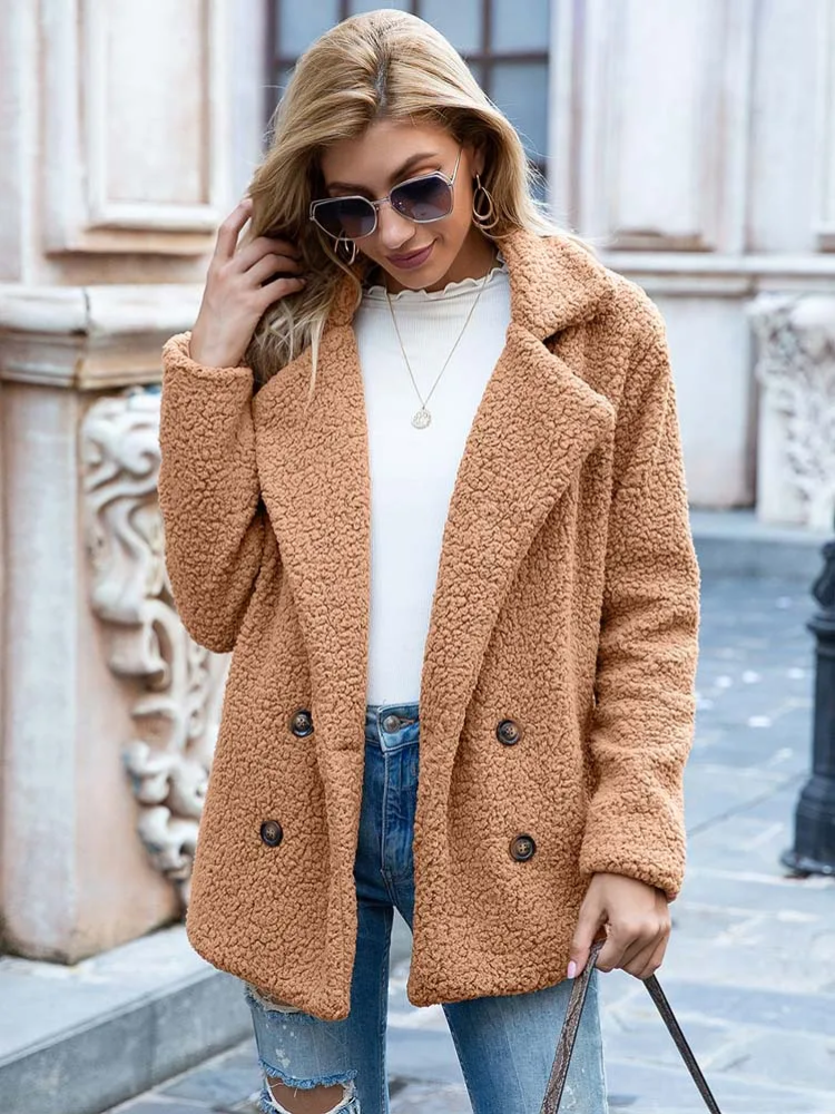 WW | Warmer Teddy-Mantel für Frauen