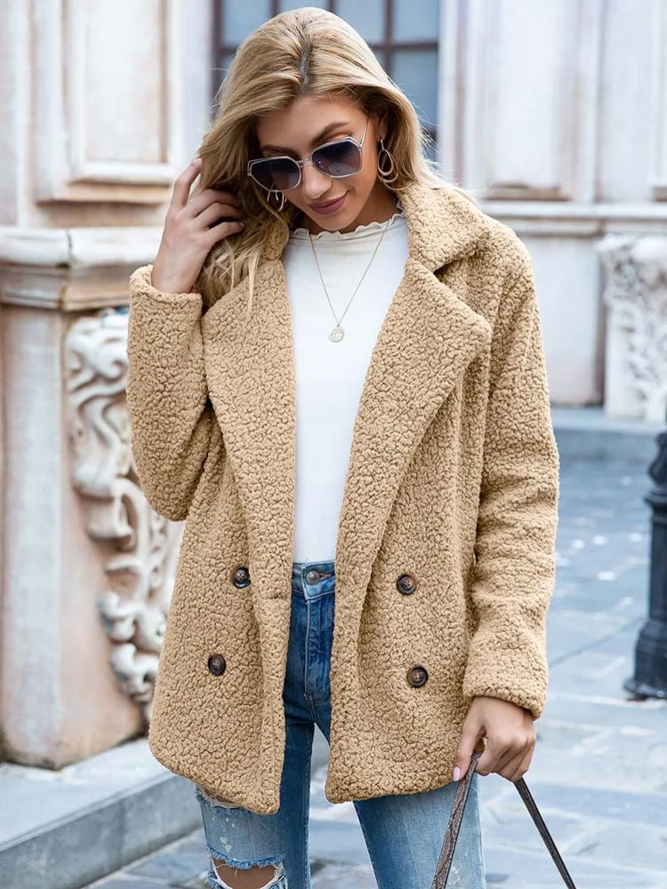 WW | Warmer Teddy-Mantel für Frauen