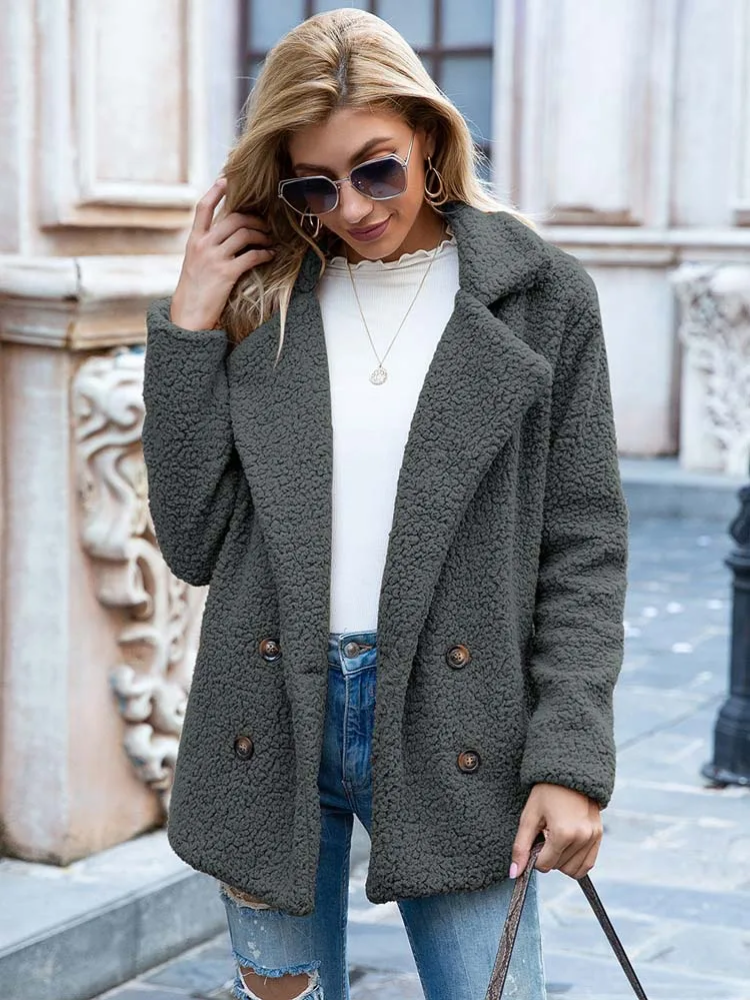 WW | Warmer Teddy-Mantel für Frauen