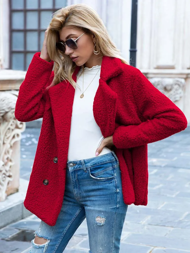 WW | Warmer Teddy-Mantel für Frauen