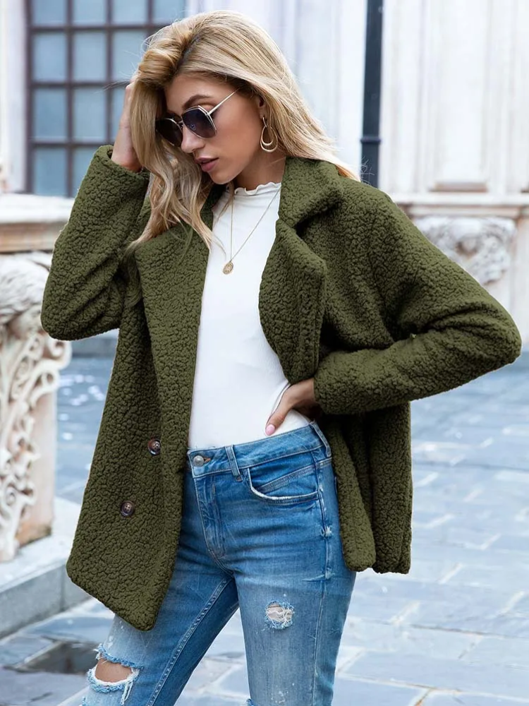 WW | Warmer Teddy-Mantel für Frauen