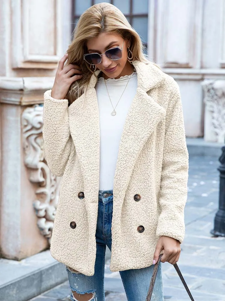 WW | Warmer Teddy-Mantel für Frauen