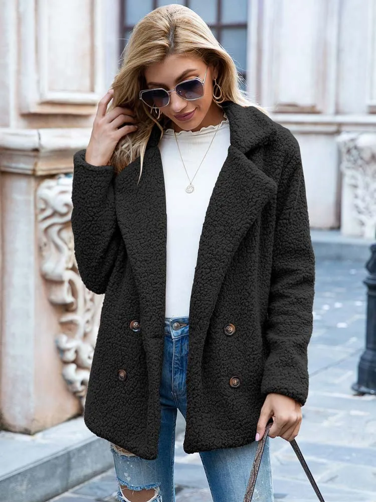 WW | Warmer Teddy-Mantel für Frauen