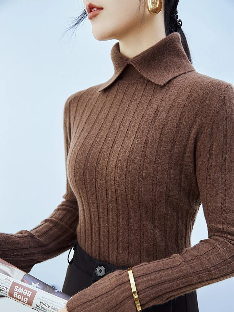 WW | Women's Knitted Polo Sweater