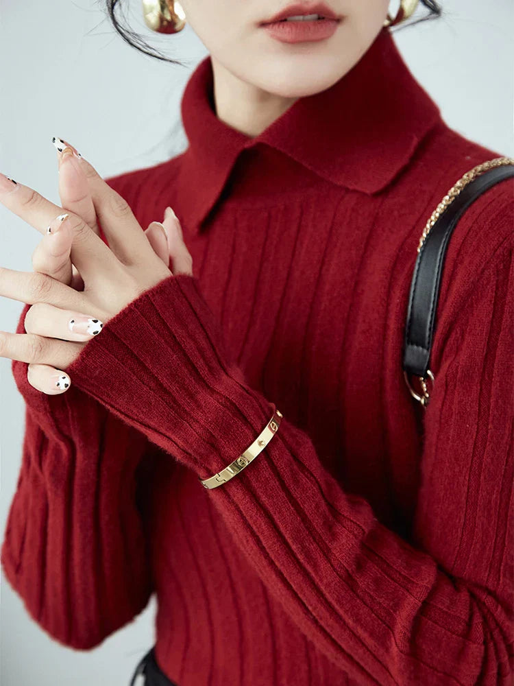 WW | Women's Knitted Polo Sweater