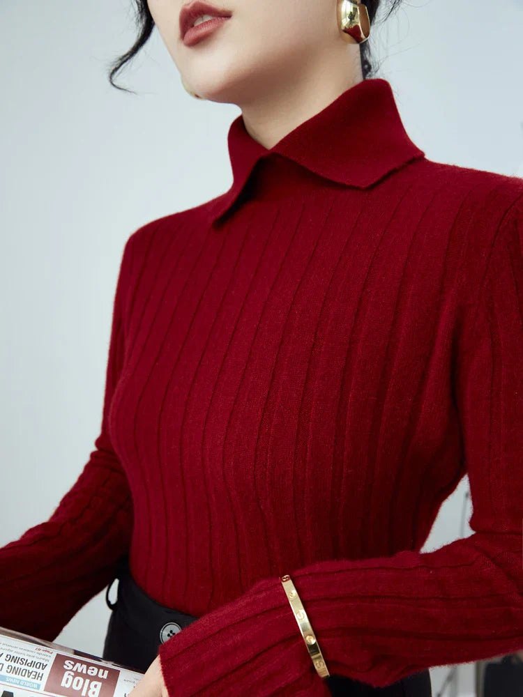 WW | Women's Knitted Polo Sweater