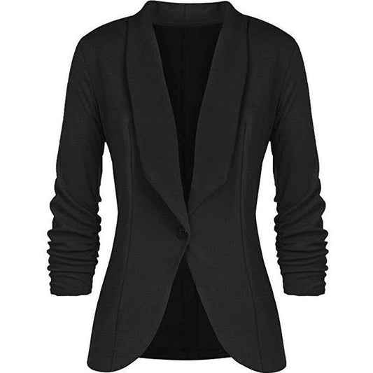 WW | Stylische Langarm Blazerjacke Für Frauen