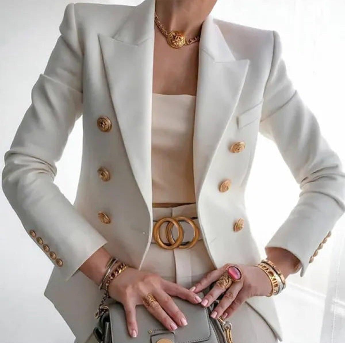 WW | Stylischer Luxus Blazer mit Thermischer Fütterung