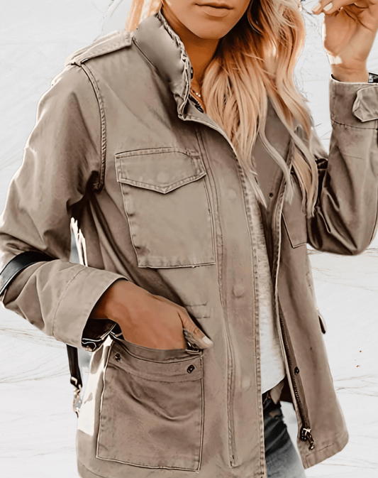 WW | Stylish Spring Jacket with a Tailored Fit and Multiple Pockets