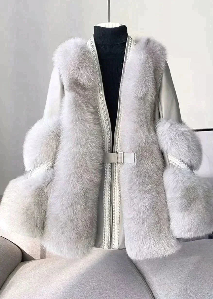 WW | Stylish Warm Fur Coat