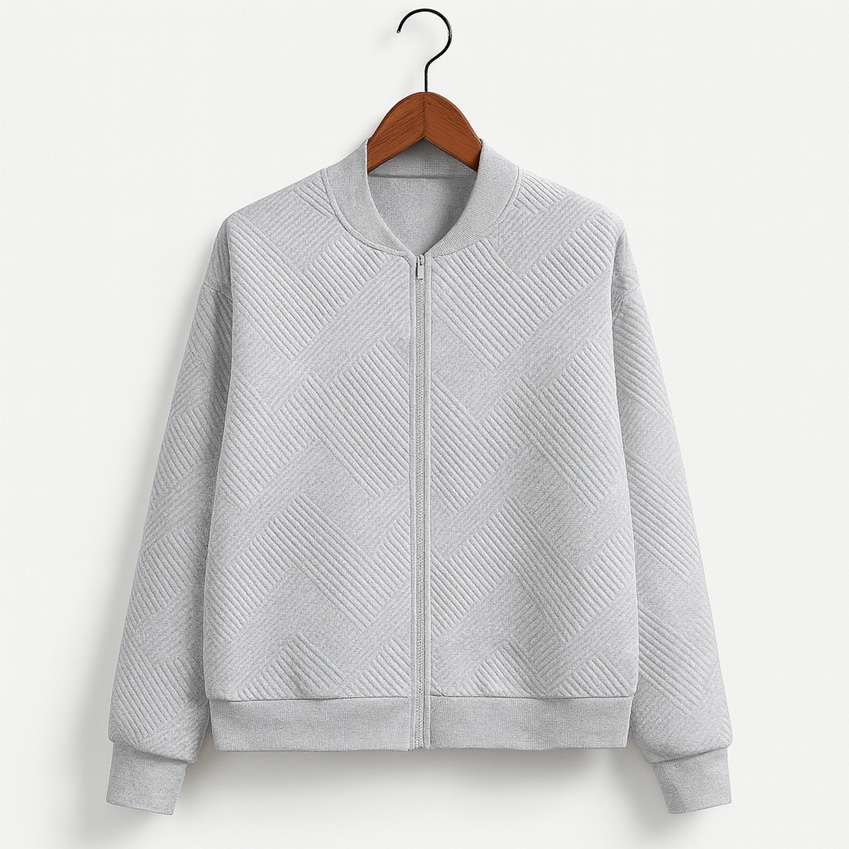 WW | Stylische Damen Zip up Jacke Für Herbstmode