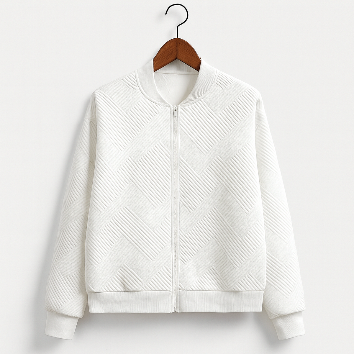 WW | Stylische Damen Zip up Jacke Für Herbstmode