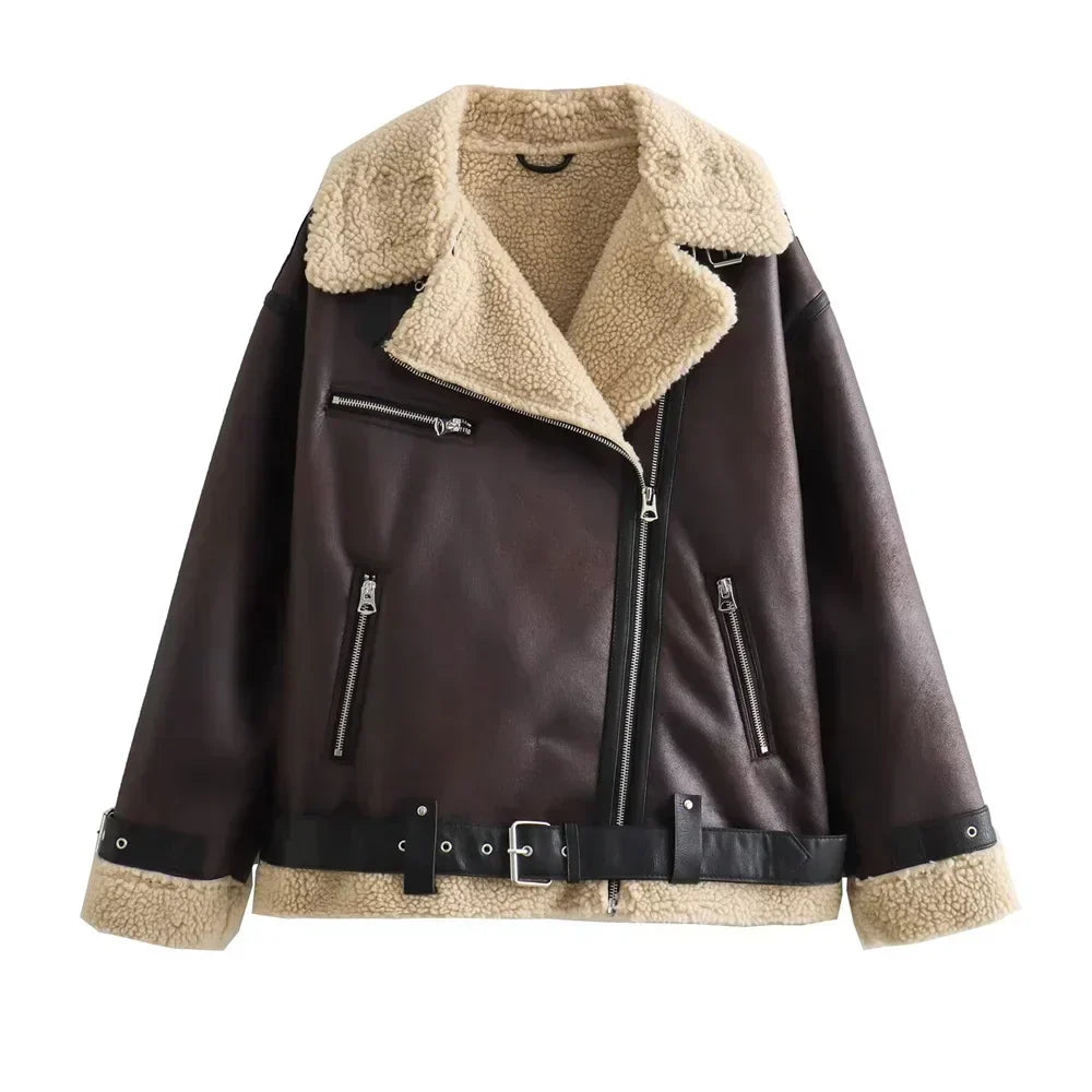WW | Doppel-Seiten Mantel - Elegante & Bequeme Jacke mit Gürtel und Modernem Kragen für den Herbst