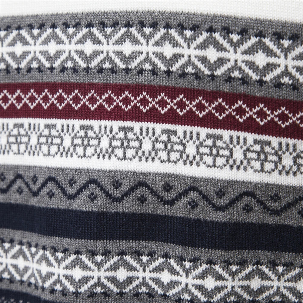 WW | Sweatshirt - Men's Retro-Pattern Sweatshirt with Comfortable and Unique Design
