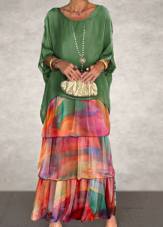 WW | Maxi Dress With Wide Scoop Neck