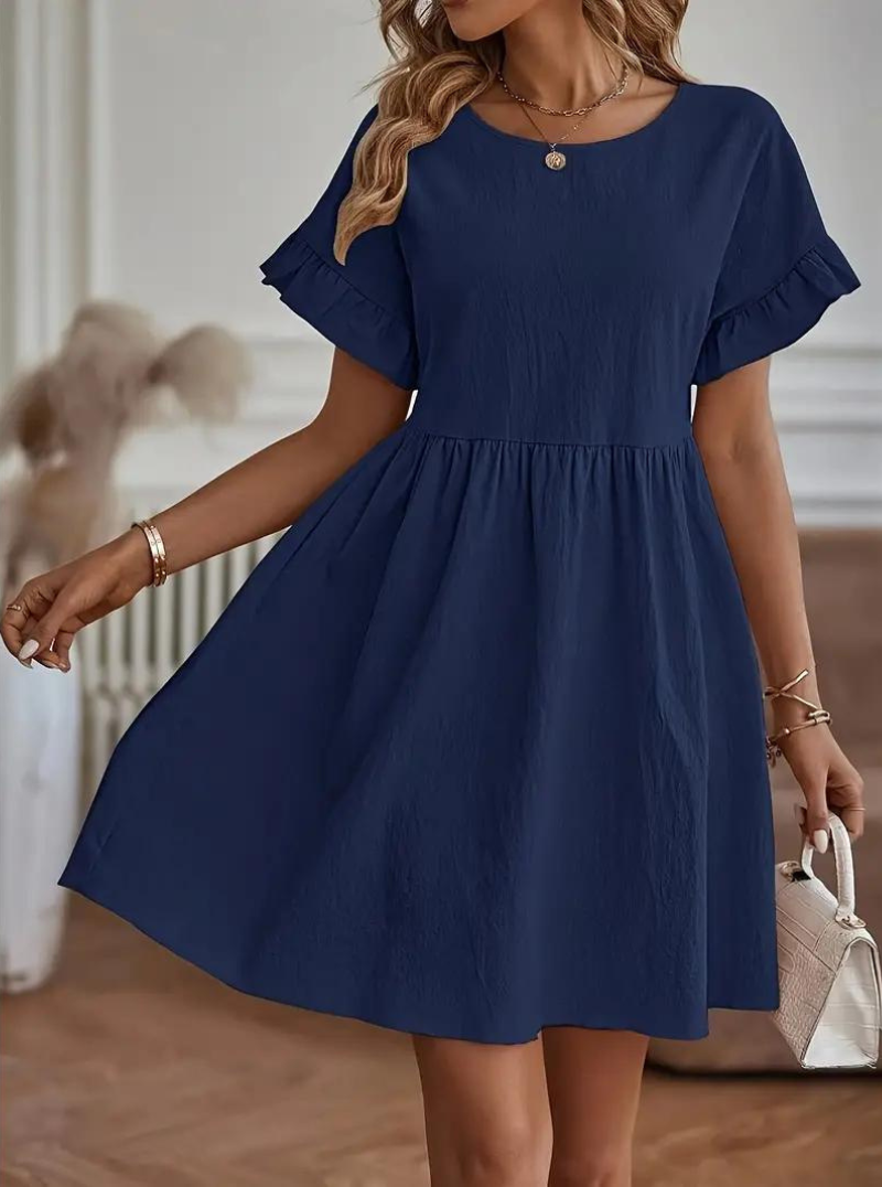 WW | Lässiges Hemd Mini Kleid