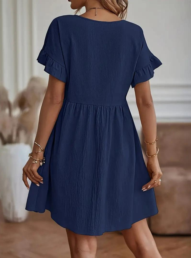 WW | Lässiges Hemd Mini Kleid