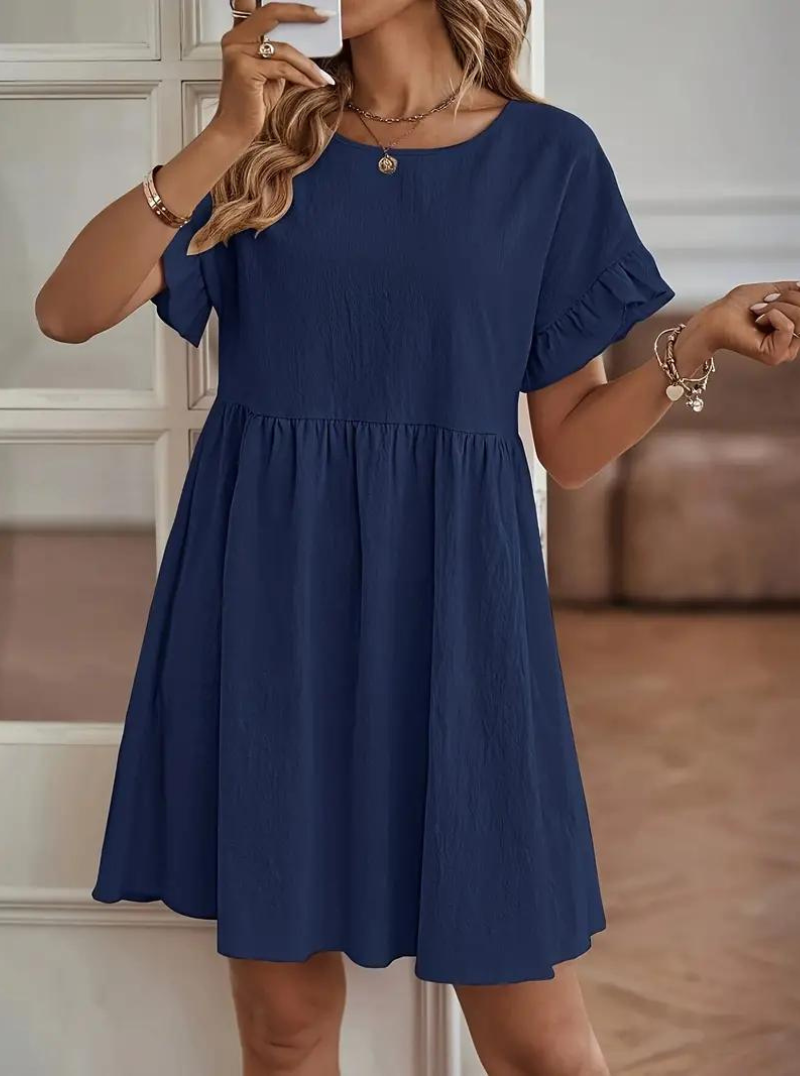 WW | Lässiges Hemd Mini Kleid