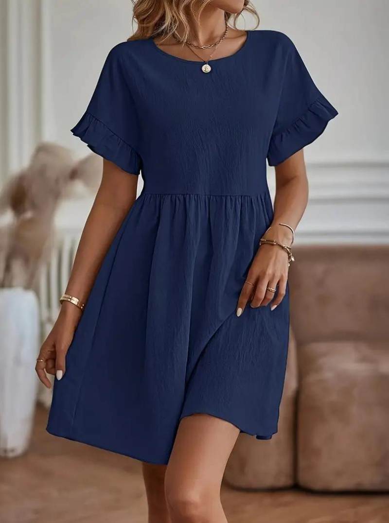 WW | Lässiges Hemd Mini Kleid