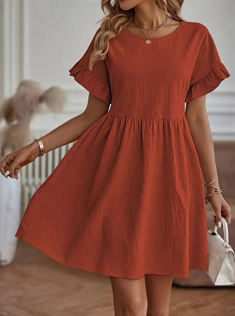 WW | Lässiges Hemd Mini Kleid