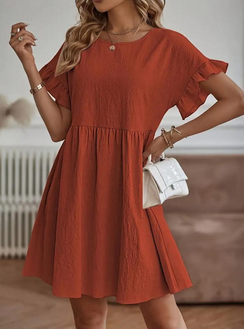 WW | Lässiges Hemd Mini Kleid