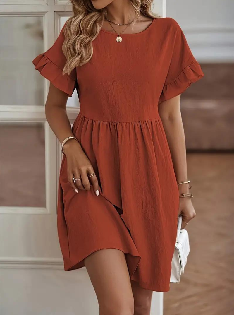 WW | Lässiges Hemd Mini Kleid