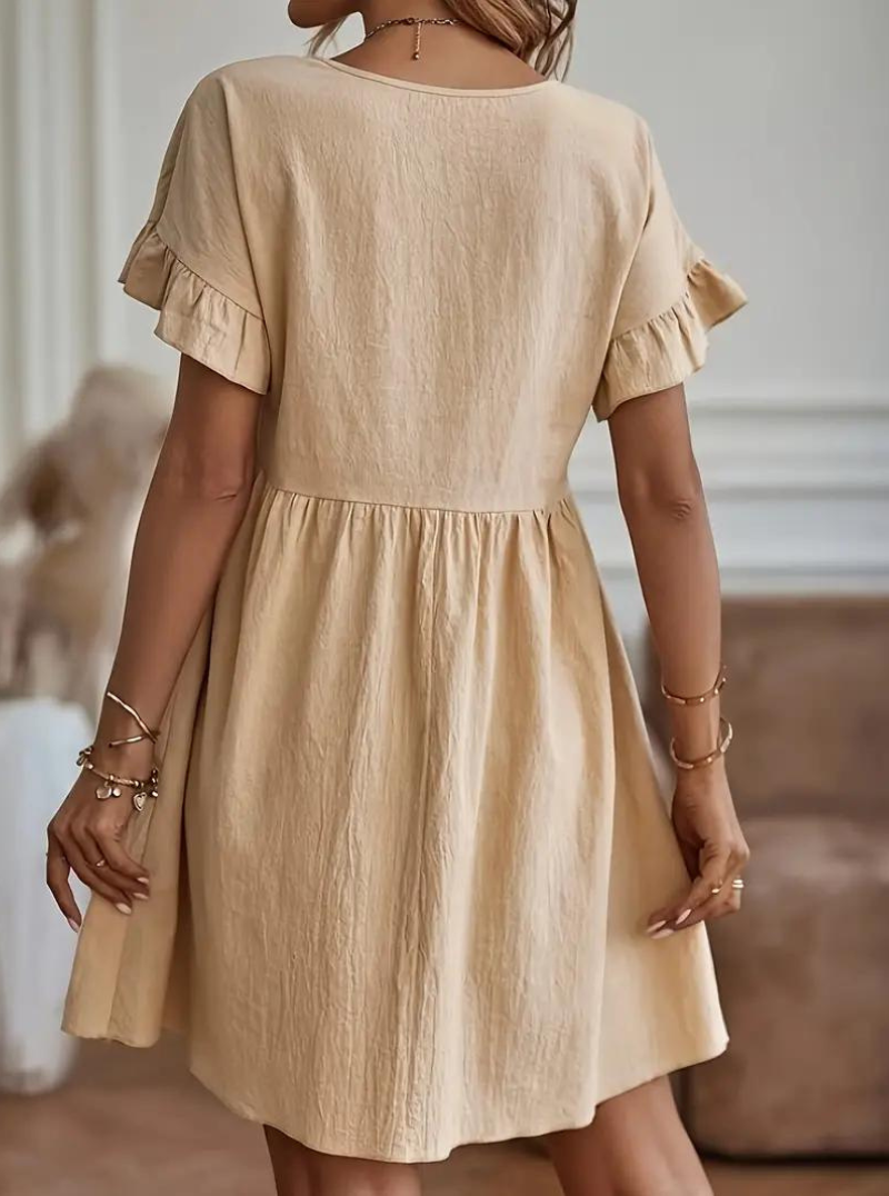 WW | Lässiges Hemd Mini Kleid