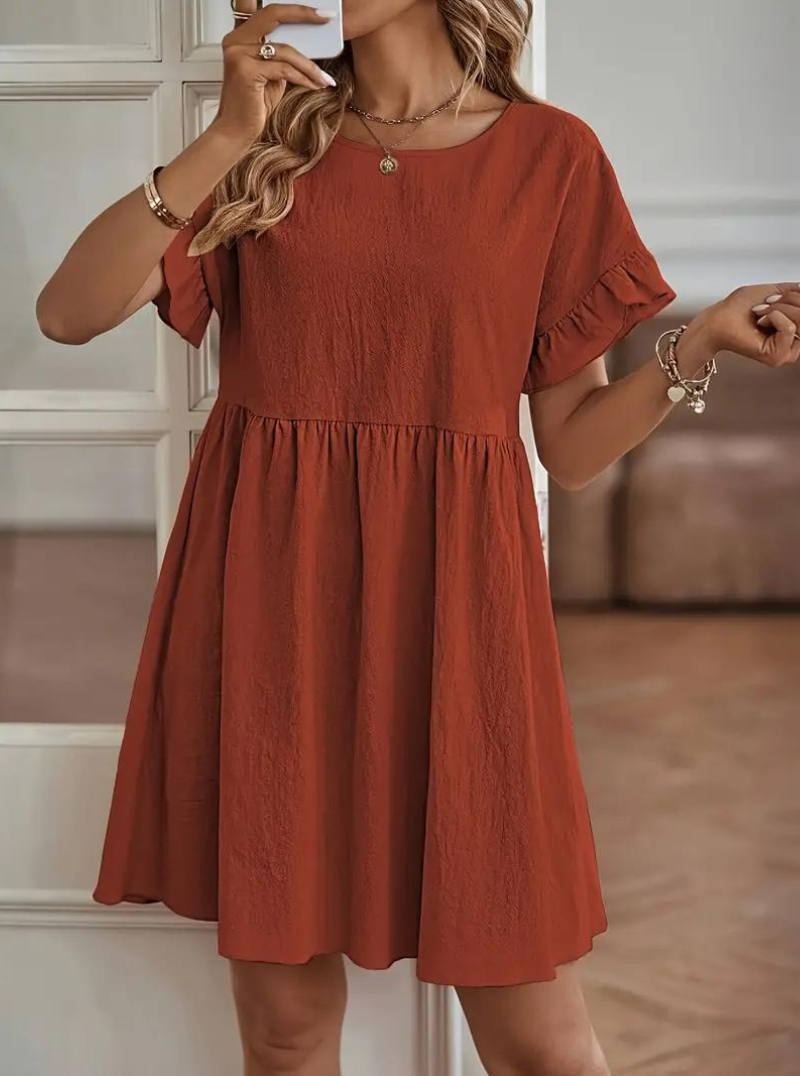 WW | Lässiges Hemd Mini Kleid