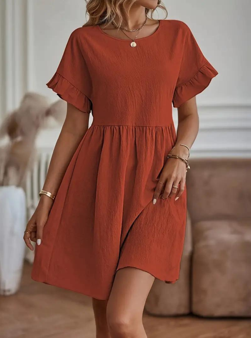 WW | Lässiges Hemd Mini Kleid