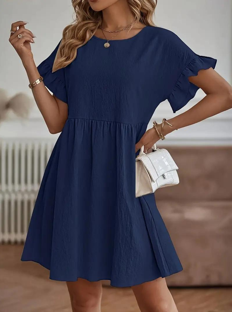 WW | Lässiges Hemd Mini Kleid