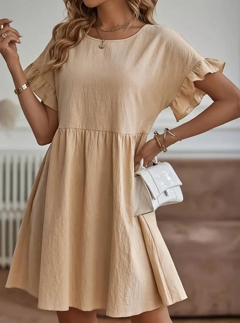WW | Lässiges Hemd Mini Kleid