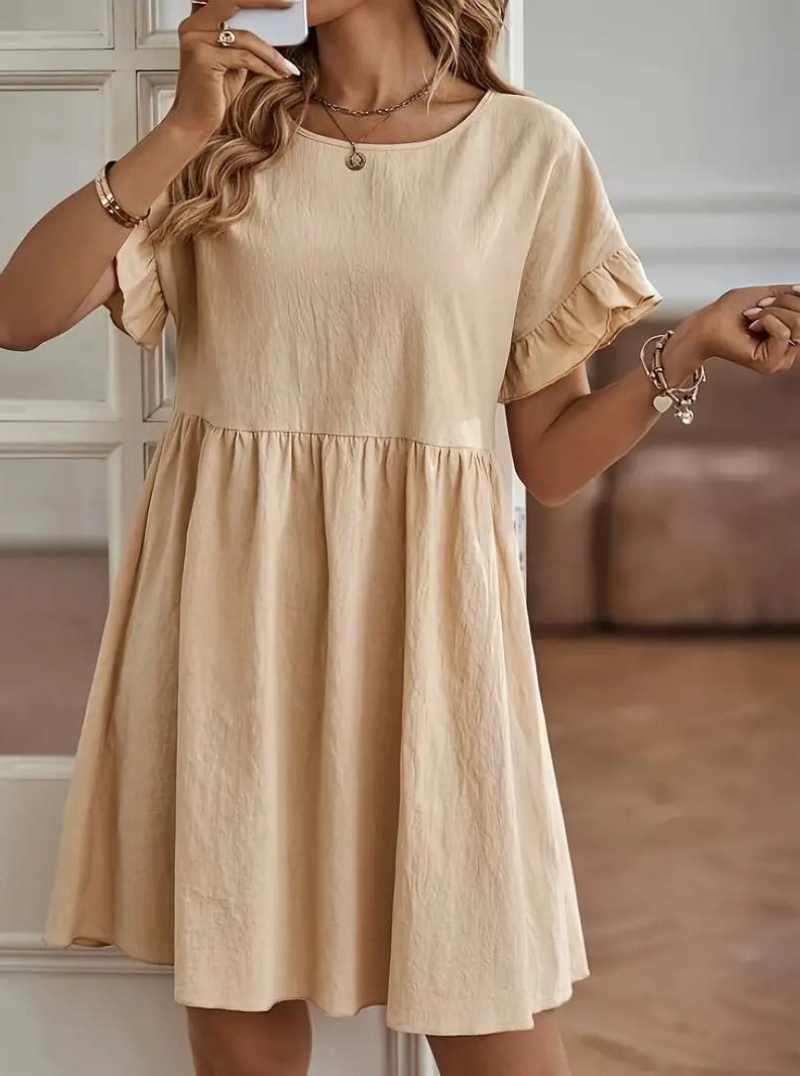 WW | Lässiges Hemd Mini Kleid