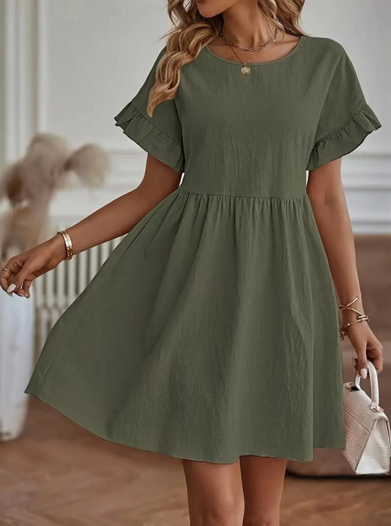WW | Lässiges Hemd Mini Kleid
