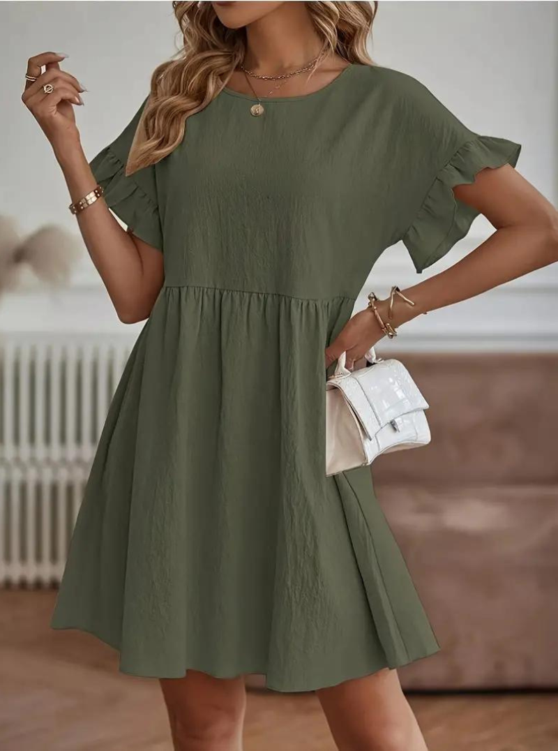 WW | Lässiges Hemd Mini Kleid
