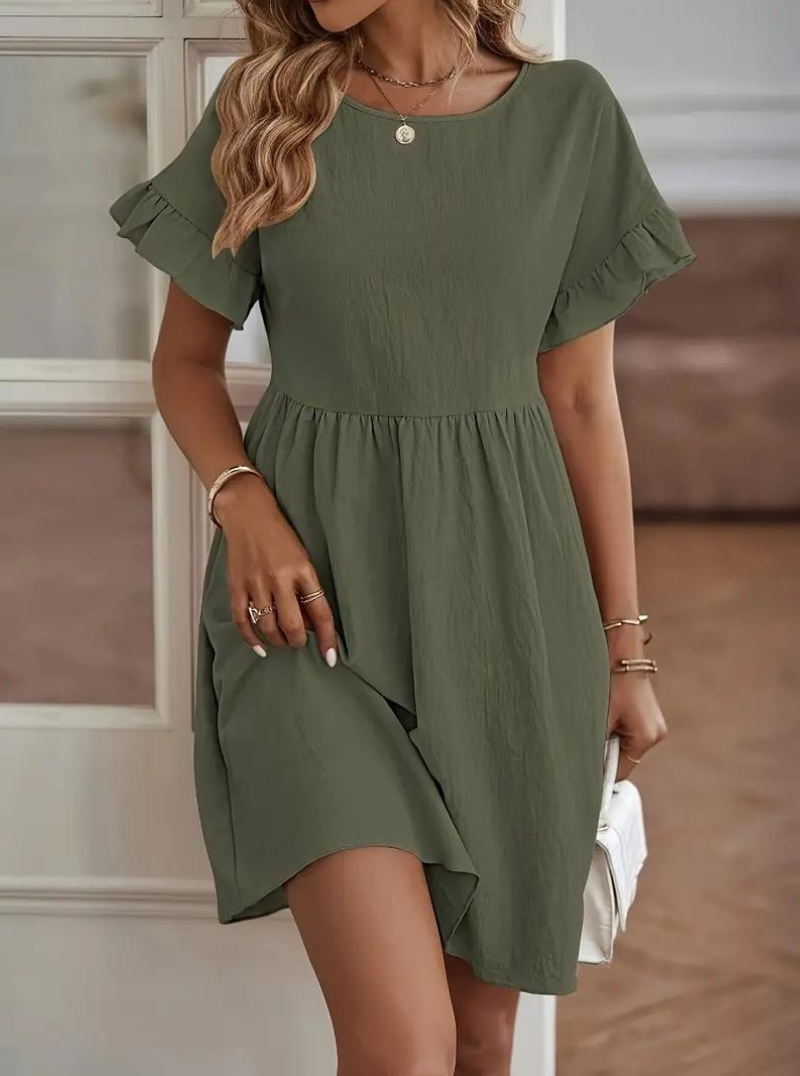 WW | Lässiges Hemd Mini Kleid