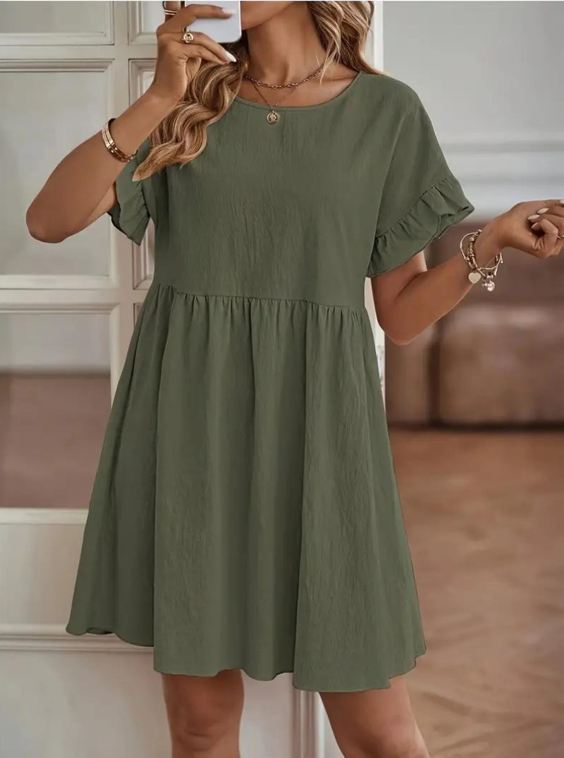 WW | Lässiges Hemd Mini Kleid