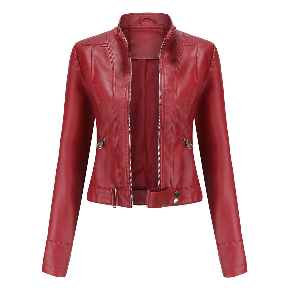WW | Elegant Leather Winter Jacket
