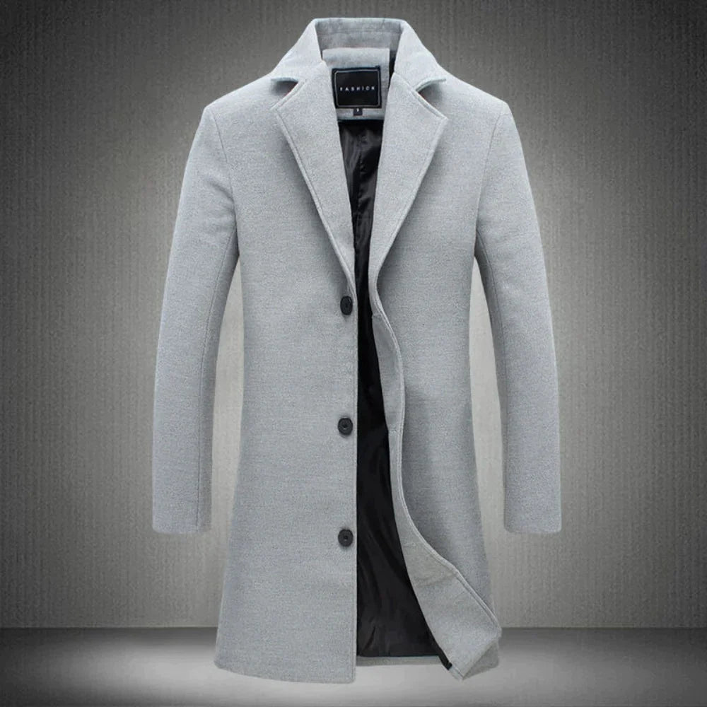 WW | Long Wool Coat For Winter Days
