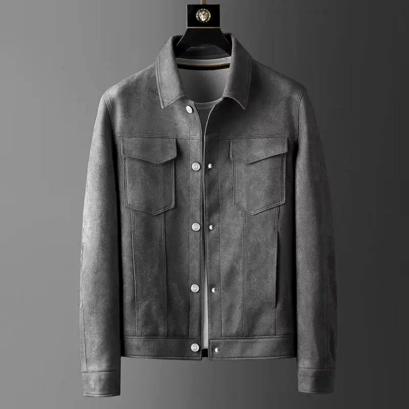 WW | Men's Suede Denim Jacket, Stylish & Timeless